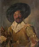 William Johnstone Obe, Copy of Hals 'The Merry Drinker', oil on canvas