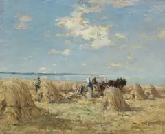 John Maclauchlan Milne Rsa, Golden Fringe of Fife, oil on canvas