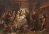 John Phillip Ra Hrsa, Scotch Baptism, oil on panel
