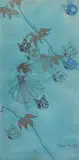 Elizabeth Mary Watt, Fairies and Butterflies, watercolour and ink