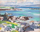 Spring, Iona by Francis Campbell Boileau Cadell Rsa Rsw, oil on panel, sold May 2019
