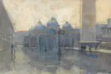Anne Redpath Obe Rsa Ara Lld Arws Roi Rba, St Mark's Basilica, Venice, watercolour and pencil