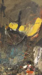 Joan Eardley Rsa, Nets, oil on board