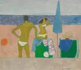 After the Bathe by Alberto Morrocco Obe Rsa Rsw Rp Rgi Lld D Univ, oil on board, sold May 2019
