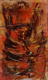 Otto Greis, Dynastie, 1955, Mischtechnik auf Leinwand