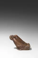 Lachende Alte by Ernst Barlach, Um 1936, Bronze mit brauner Patina, sold Nov 2025
