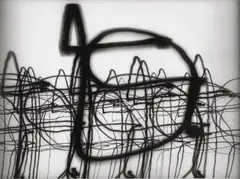 Luminogramm by Otto Steinert, 1952, Vintage. Silbergelatineabzug, sold Nov 2007