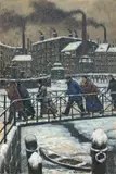 Hans Baluschek, Kälte, 1917, Gouache und Farbkreiden auf genarbtem Velin