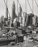 Andreas Feininger, Downtown from Brooklyn Bridge, 1948, Silbergelatineabzug, 1980er Jahre