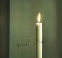 Kerze I by Gerhard Richter, 1988, Farboffset auf dünnem Papier, sold Jun 2010