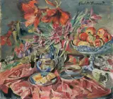 Charlotte Berend-Corinth, Stilleben mit Amaryllis, Öl auf Leinwand