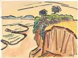 Karl Schmidt-Rottluff, Hohes Ufer“. 1960er-Jahre