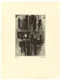 Pierre Soulages, Eau forte no. 4, 1957, Aquatinta auf Velin