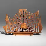 Jan De Swart, Easel, walnut, jelutong, ebony