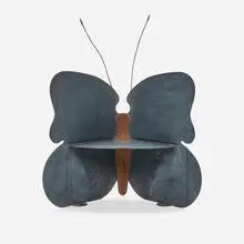 Gere Kavanaugh, Butterfly chair, c. 2005, steel, iron