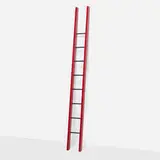 Gere Kavanaugh, Trinity College Library Ladder, painted wood, steel