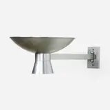 J. R. Davidson, Custom articulated wall light from the Kingsley residence, c. 1946, aluminum