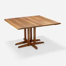 George Nakashima, Frenchman's Cove I dining table, 1971, American black walnut