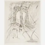 John Marin, Brooklyn Bridge No. 6 (Swaying)
