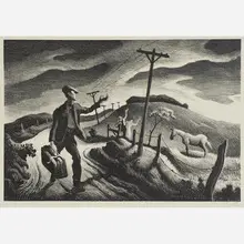 The Boy by Thomas Hart Benton, sold Nov 2018