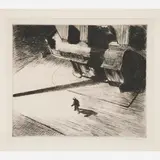 Edward Hopper, Night Shadows from Six American Etchings