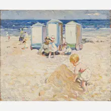 Dorothea Sharp, Untitled (Beach Scene)