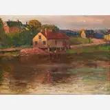 Joseph Eliot Enneking, Afternoon Sun Mill Pond