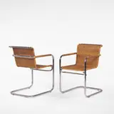 Marcel Breuer, B34 (first series), 1928, chrome steel, wicker