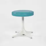 George Nelson, stool, 1955, enameled steel, vinyl