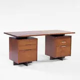 desk by George Nakashima, 1965, walnut, sold Jun 2001