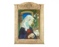 Madonna by William Crosbie Rsa Rgi, oil on canvas laid on board, offered May 2019