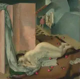 Theodor Baierl, Die Gefeierte. (Vor) 1927, Öl auf Holz