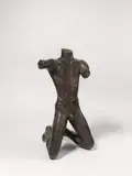 Hermann Blumenthal, Männlicher Torso kniend, 1929, Bronze mit dunkelbrauner Patina