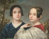 Eduard Magnus, Bildnis der Casper'schen Kinder, Um 1840, Öl auf Leinwand