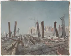 Peter Stephan, Der Weg zur Siegessäule“ (Berlin), 1947, Öl auf Leinwand