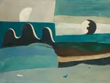 Alexander Camaro, Ebbe und Flut, 1954, Öl auf Leinwand
