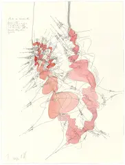 Jorinde Voigt, Studie zur Verantwortung, 2014, Aquarell, Tinte und Bleistift auf Papier