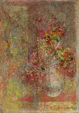 Jeanne Mammen, Blumen in weißer Vase