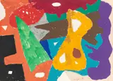 A. R. Penck, Ohne Titel, 1981, Gouache auf Karton