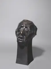 William Wauer, Rudolf Blümner, 1919, Bronze mit dunkelbrauner Patina