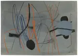 Ohne Titel by Fritz Winter, 1953, Öl und Farbkreide auf Karton, sold Dec 2017
