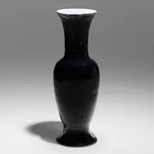 Michael Frimkess, Temple vase, 1977, glazed earthenware