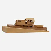 Chu-Gooding, Model of the Ocean Park House, 2008, chipboard, foam board, wood, glue