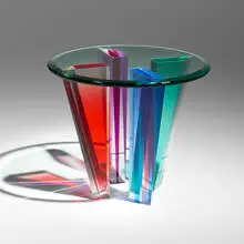 Side table by Modern, marble, sold Nov 2024