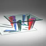 Modern, Coffee table, glass, acrylic