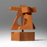 Mabel Hutchinson, Construction, c. 1969, teak