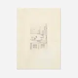 Aldo Rossi, Untilted, 1973, etching
