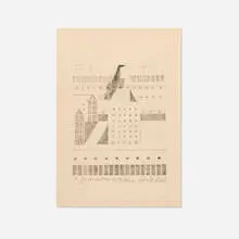 Aldo Rossi, Untitled, 1973, etching