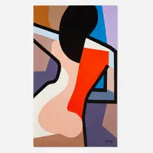 Hy Farber, Untitled, 1972, acrylic on Masonite