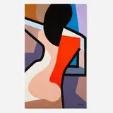 Hy Farber, Untitled, 1972, acrylic on Masonite